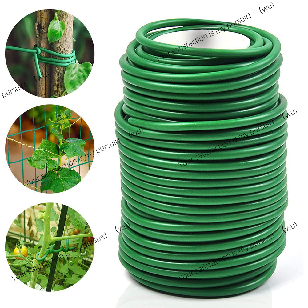 Garden Wire Twist Tie - 8m/10m Plant Twine Green Soft Flexible