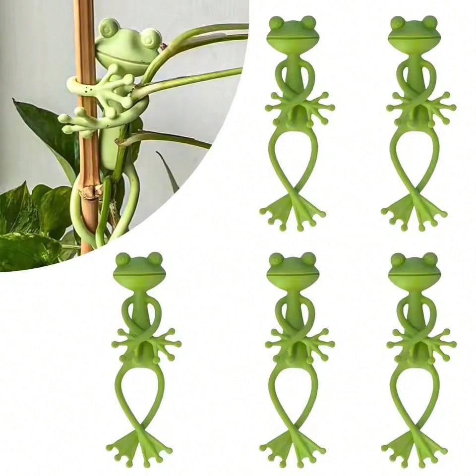 Garden Wire Twist Tie - Frog Shaped Reusable Cable Wire Tie