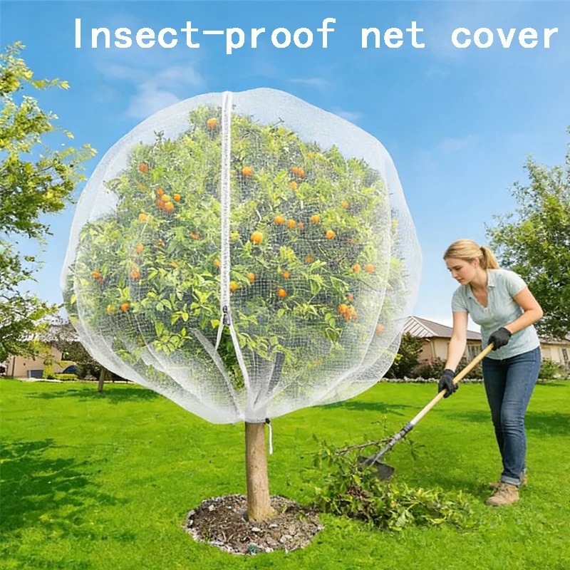 Gardening Tools Used - Large plant protection cover with rope