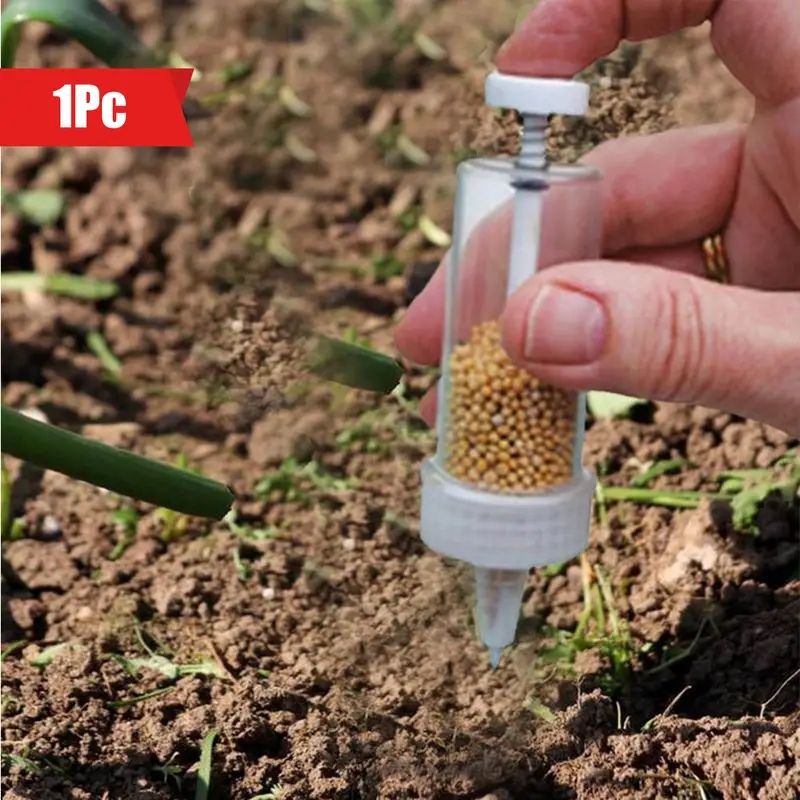 Gardening Tools Essential - 1pc Handheld Seed Dispenser, Mini Manual