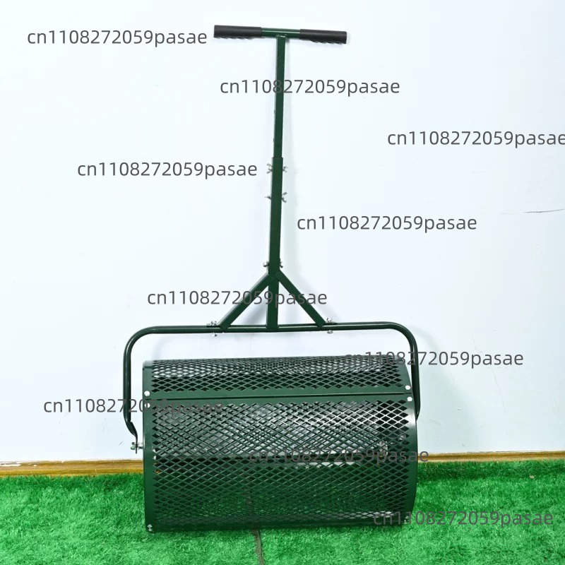 Gardening Tools Basket - Push Pull Fertilizer Spreader Iron Basket