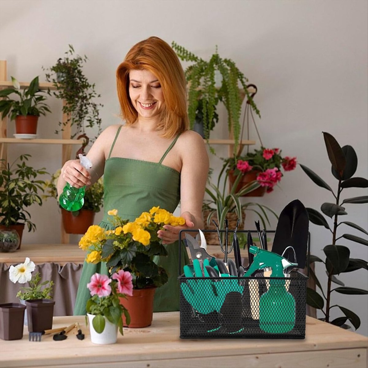 BHBL Garden Tool Basket Mesh G - Gardening Tools Basket 评论和价格