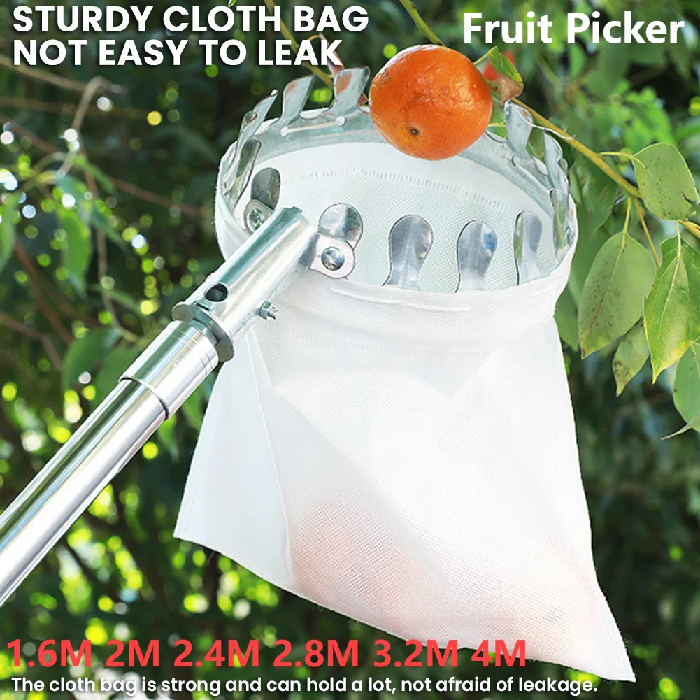 1.6-4M Fruit Picker Tool Metal - Gardening Tools Basket 评论和价格