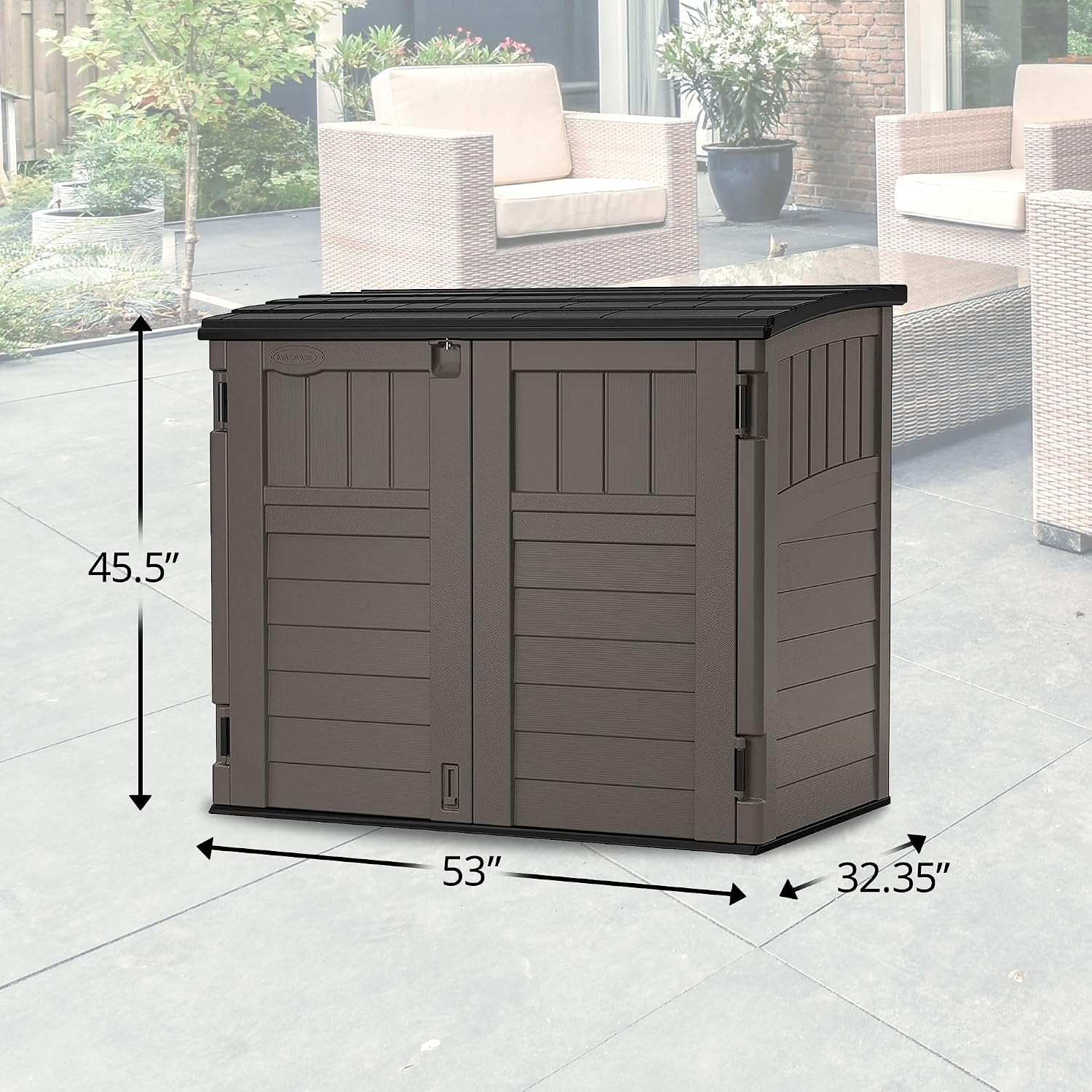 Outdoor Storage Shed For Backy - Gardening Tools Equipment 评论和价格