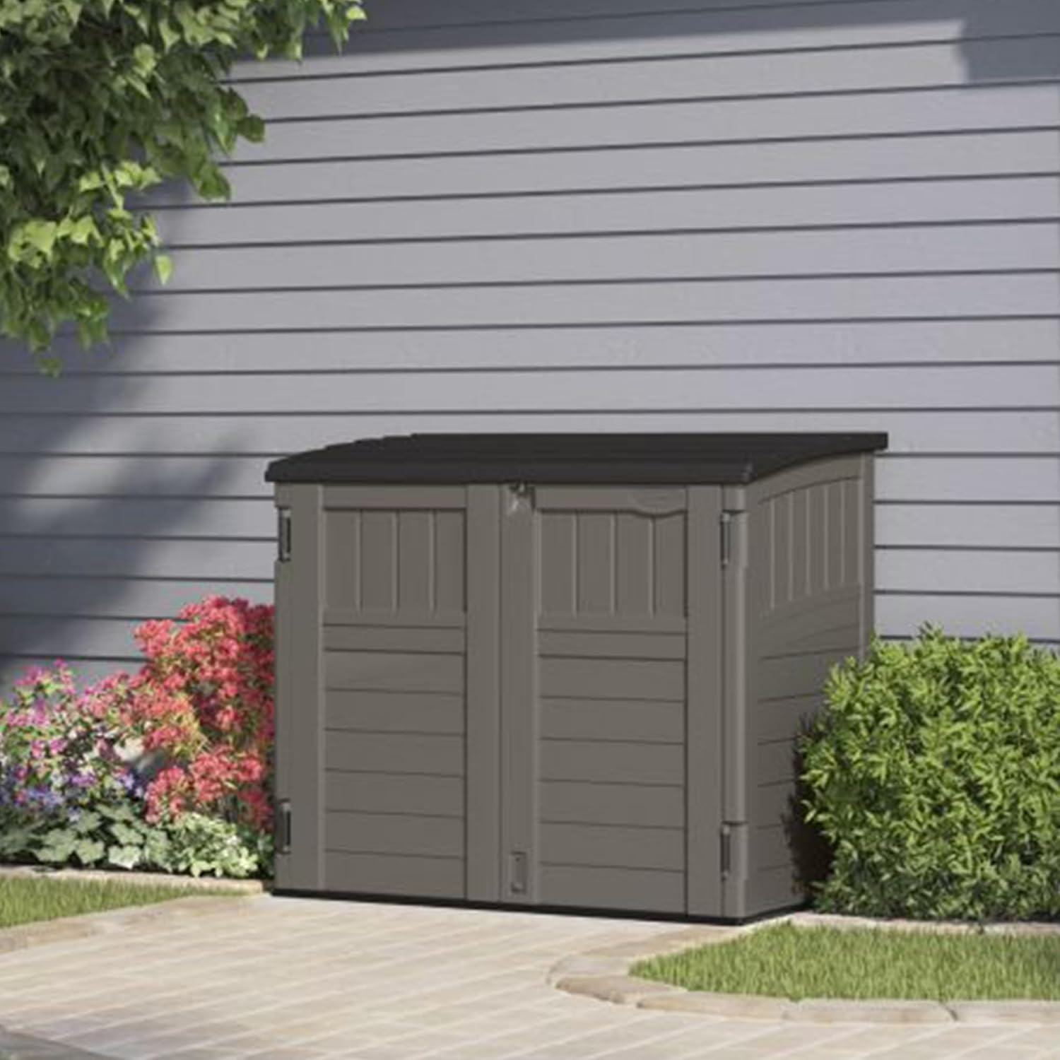 Outdoor Storage Shed For Backy - Gardening Tools Equipment 评论和价格