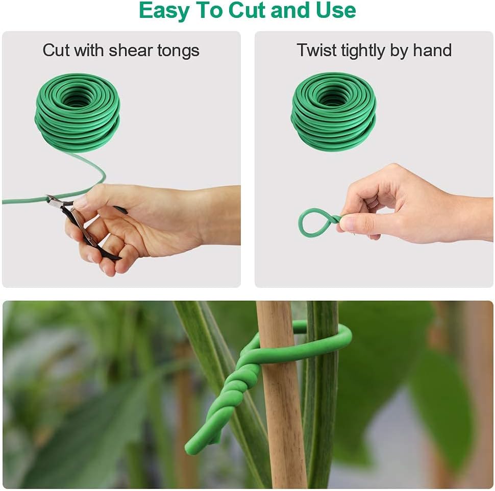 Garden Plants Climbing Tie Gre - Garden Wire Twist Tie 评论和价格
