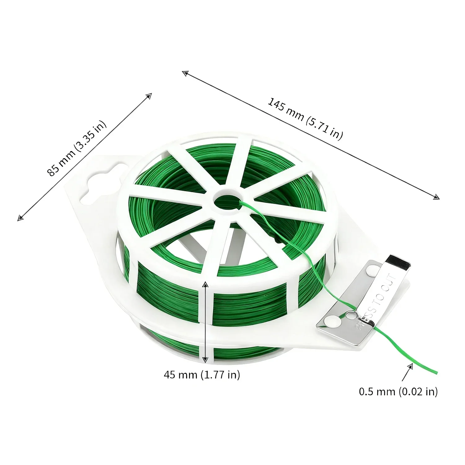 1-3Rolls 100M Green Garden Twi - Garden Wire Twist Tie 评论和价格