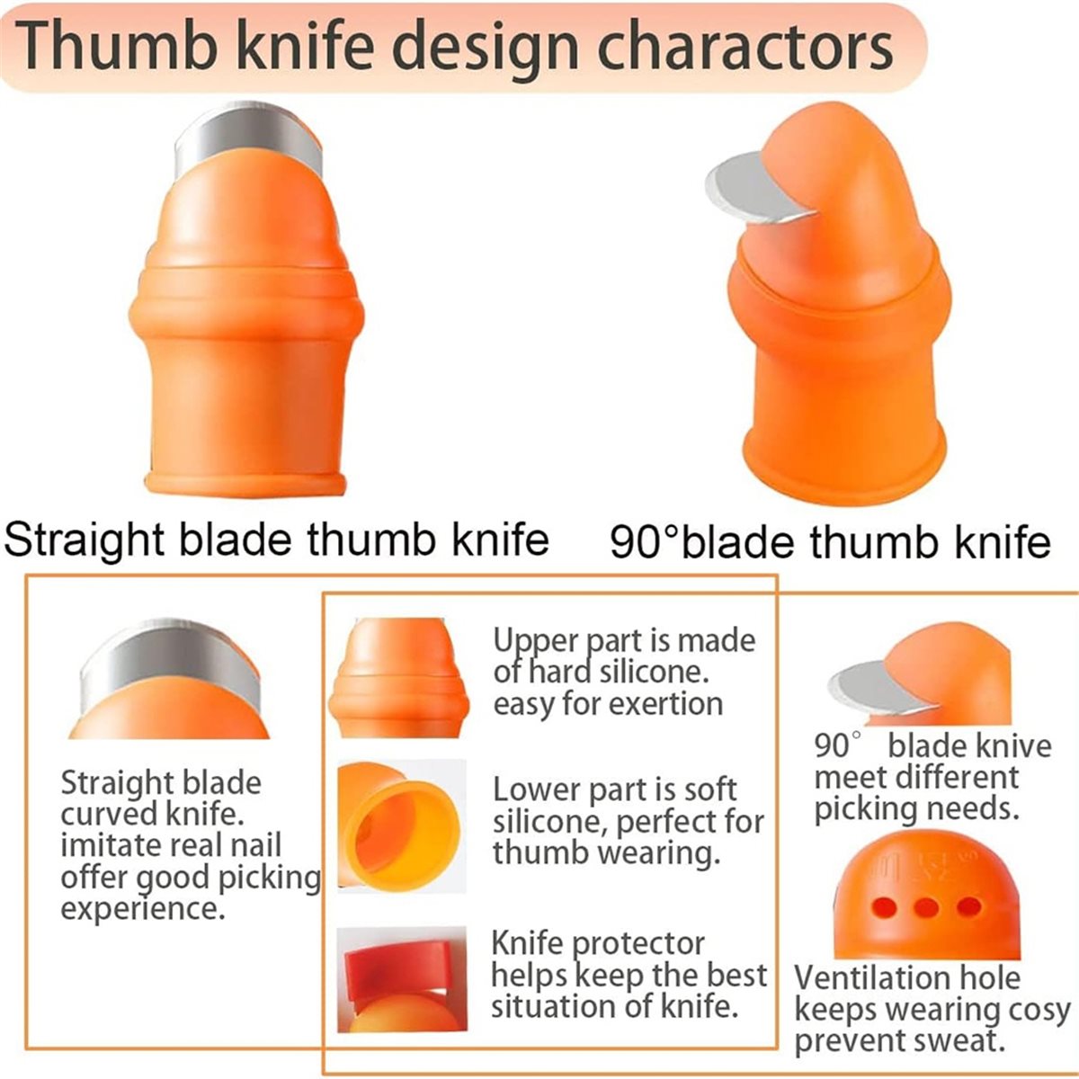 [HLES]Garden Silicone Thumb Kn - Harvest Knife Garden 评论和价格
