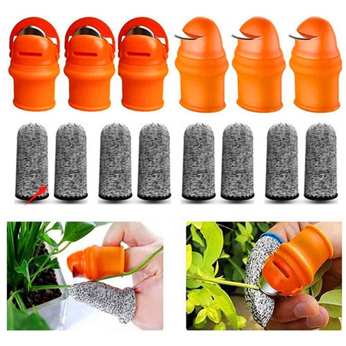 [HLES]Garden Silicone Thumb Kn - Harvest Knife Garden 评论和价格