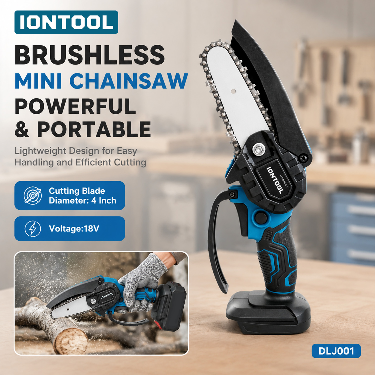 IONTOOL Portable Cordless Mini - Gardening Tools To Cut Branches 评论和价格