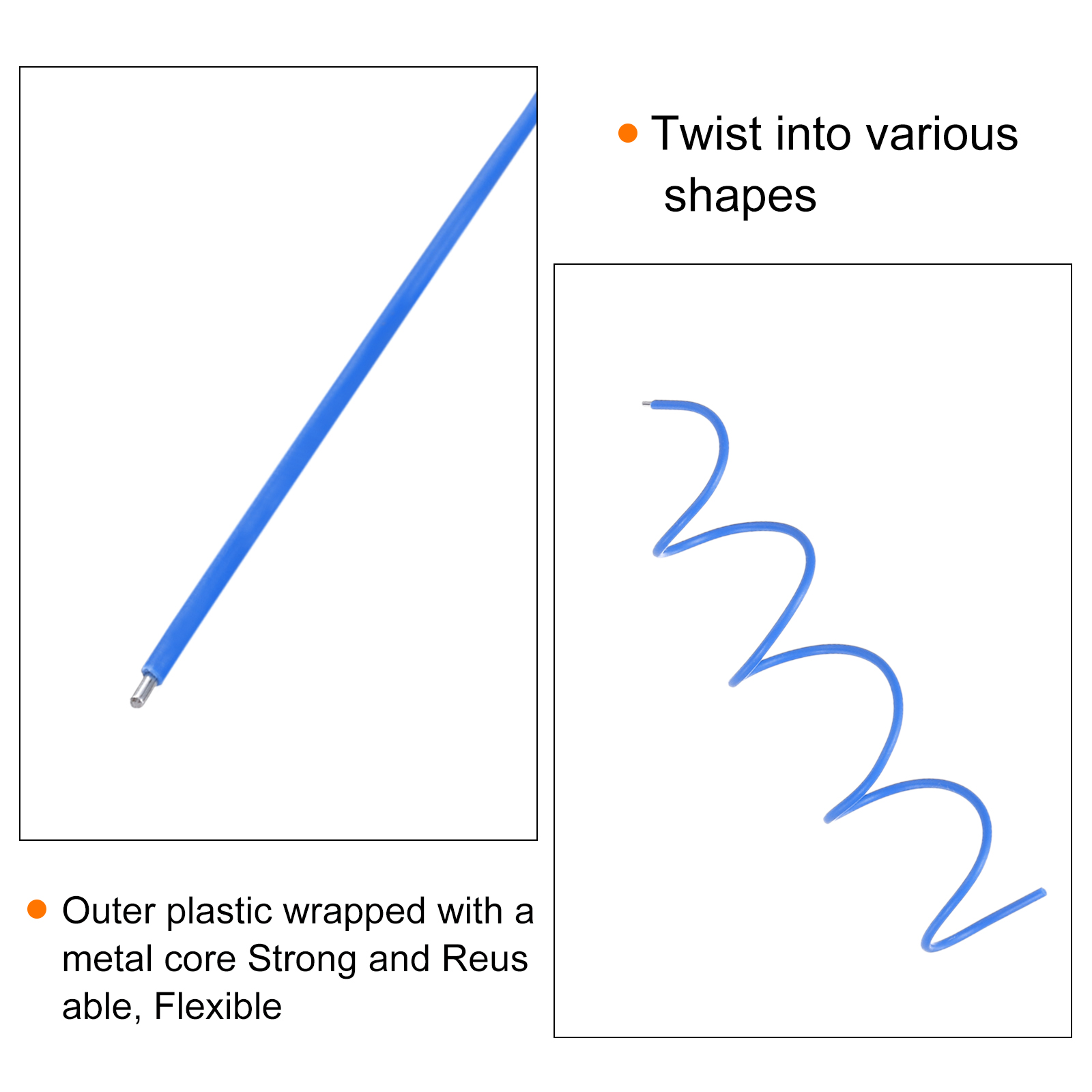1Pcs Wire Twists Ties 150mm Ro - Garden Wire Twist Tie 评论和价格