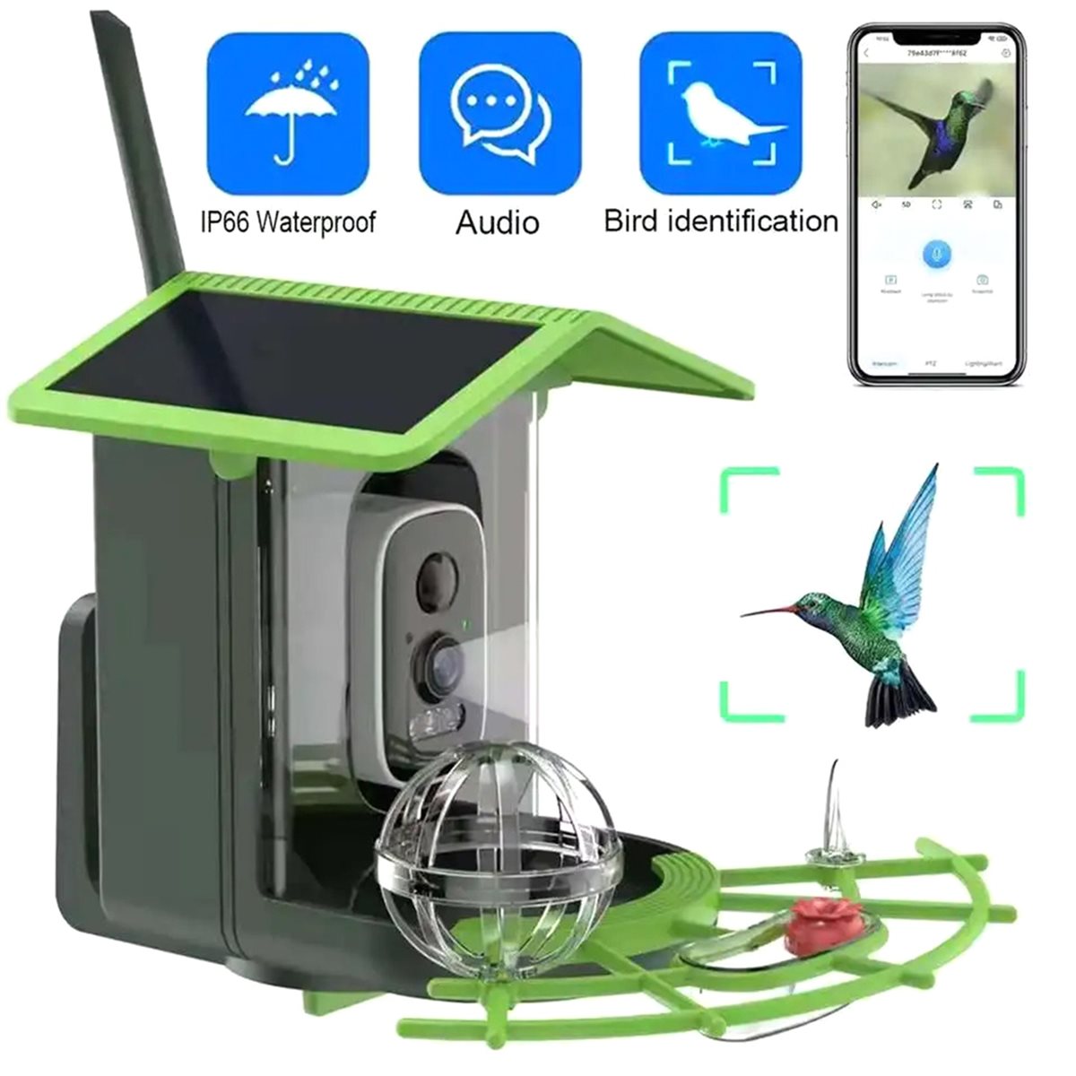 ABPP Smart Bird Feeder Camera  - Gardening Tools Video 评论和价格