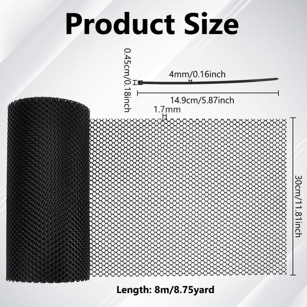 Plastic Wire Mesh Fence 26.2Ft - Garden Wire Twist Tie 评论和价格