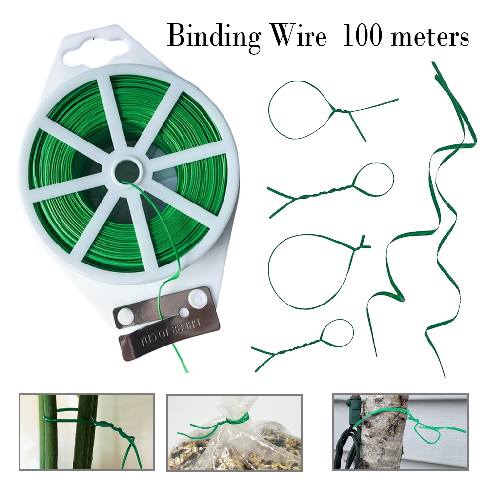 1-3pcs 100M Garden Twist Ties  - Garden Wire Twist Tie 评论和价格