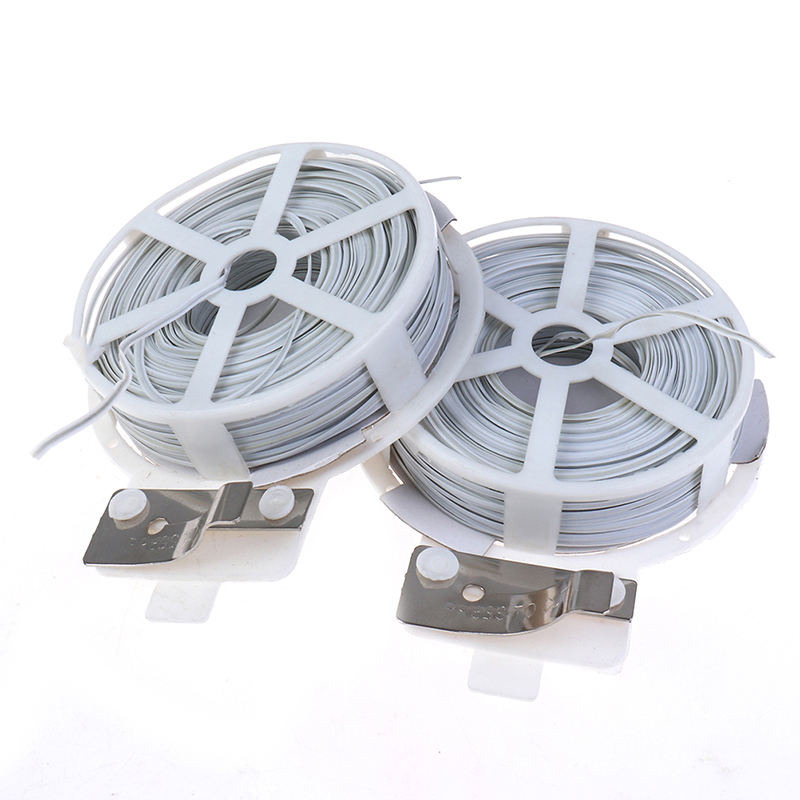 1Pc (50m) White Multi-Function - Garden Wire Twist Tie 评论和价格
