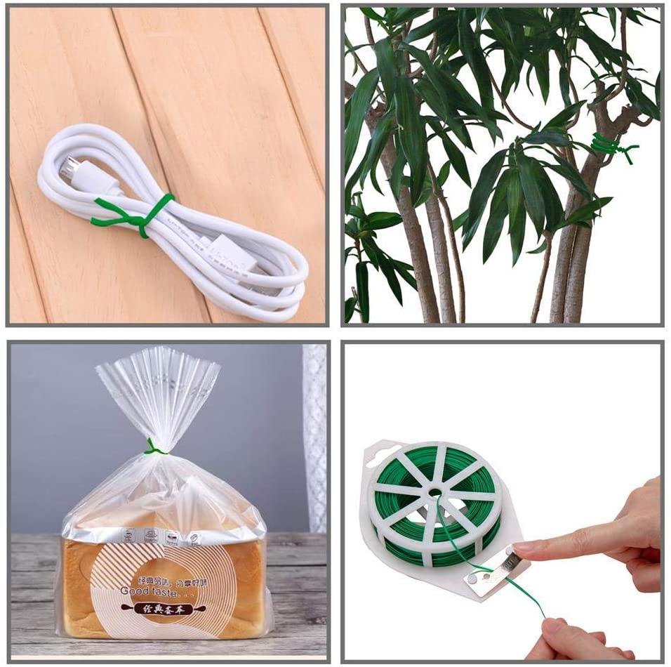 100Ft 30 Meters Garden Tool Pl - Garden Wire Twist Tie 评论和价格