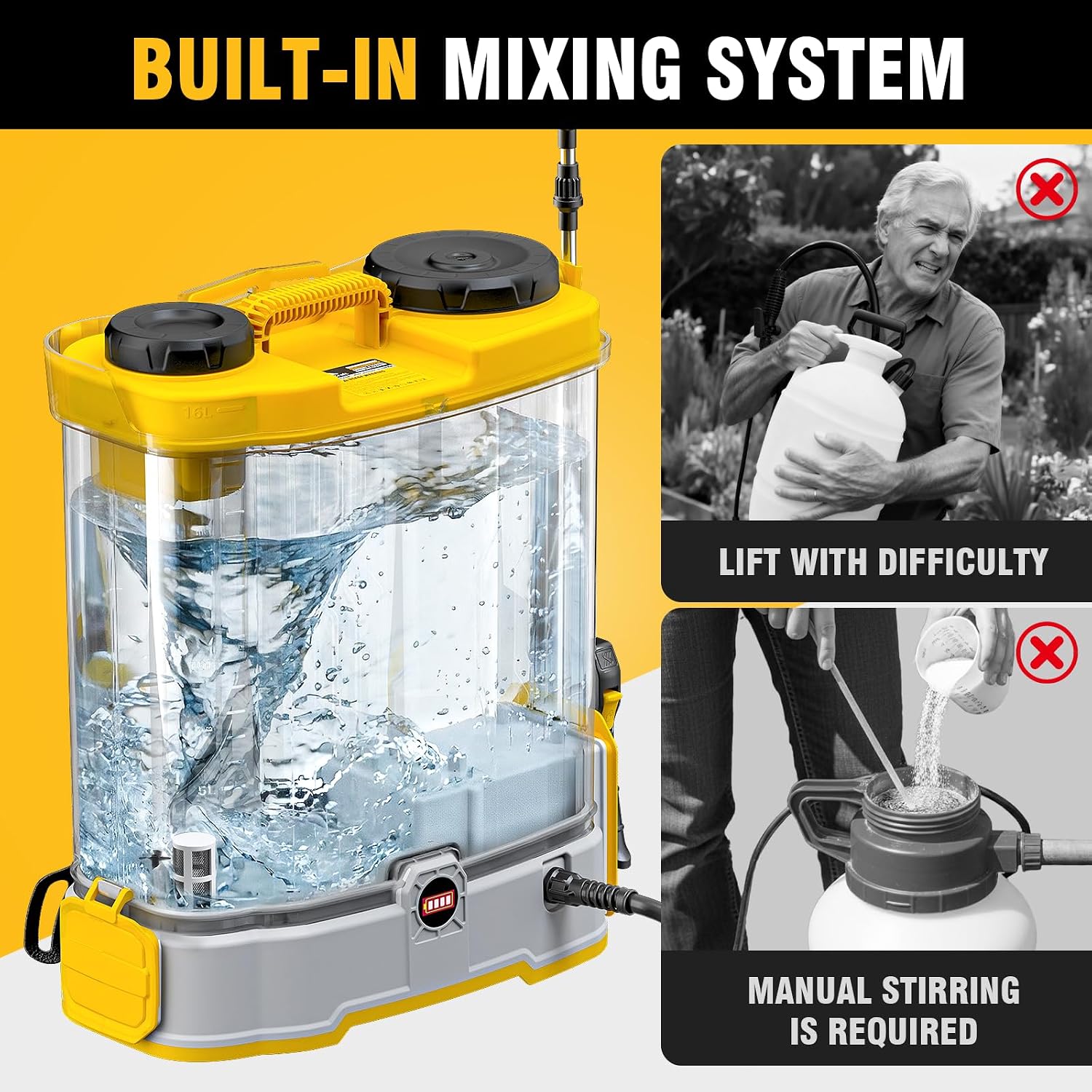 4.2 Gal Battery Powered Backpa - Gardening Tools Equipment 评论和价格