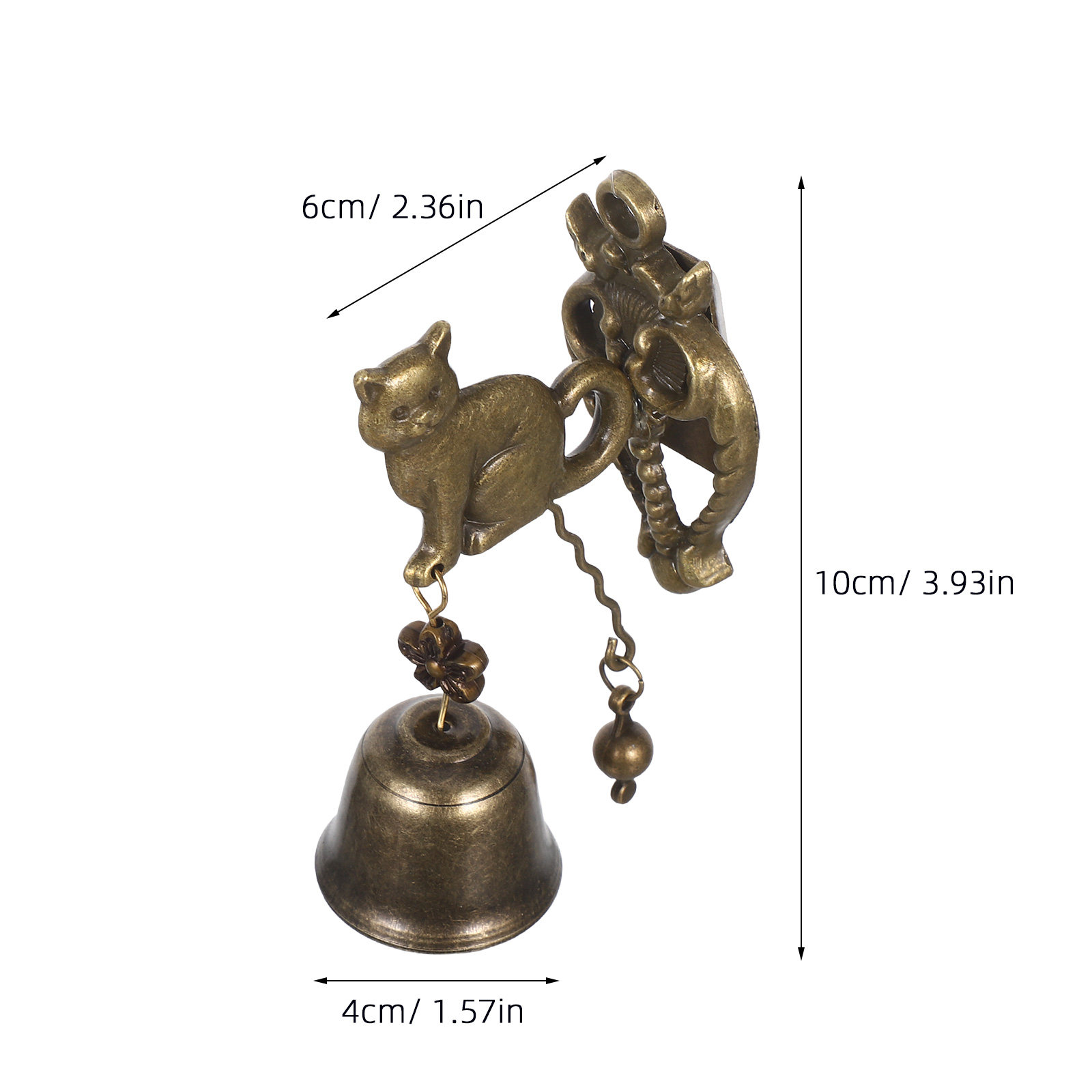 Vintage Metal Cat Doorbell Win - Gardening Tools Store 评论和价格