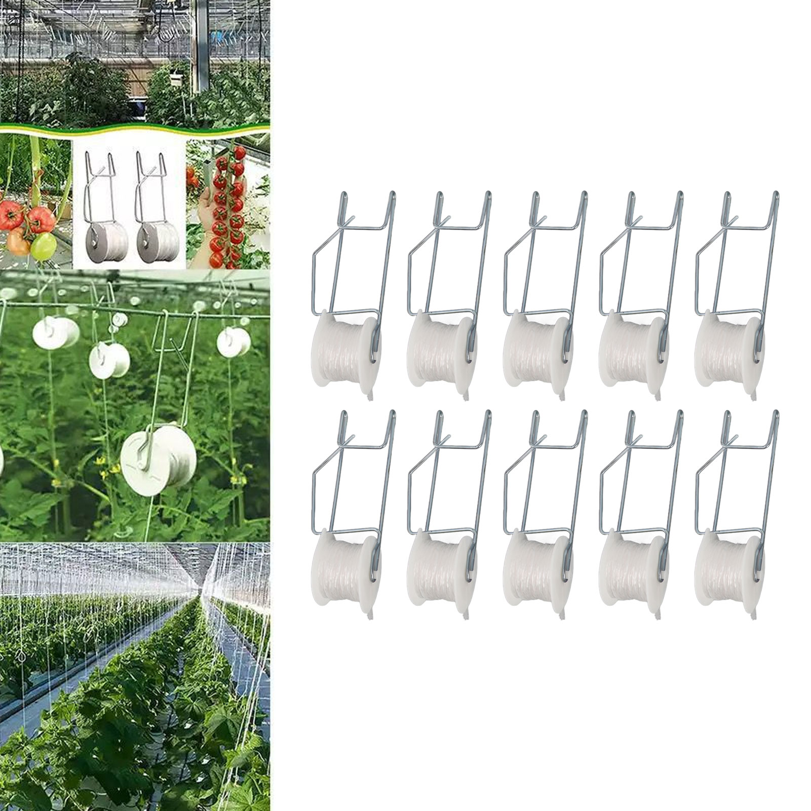 6-50pcs Tomato Support Hooks T - Gardening Tools Essential 评论和价格