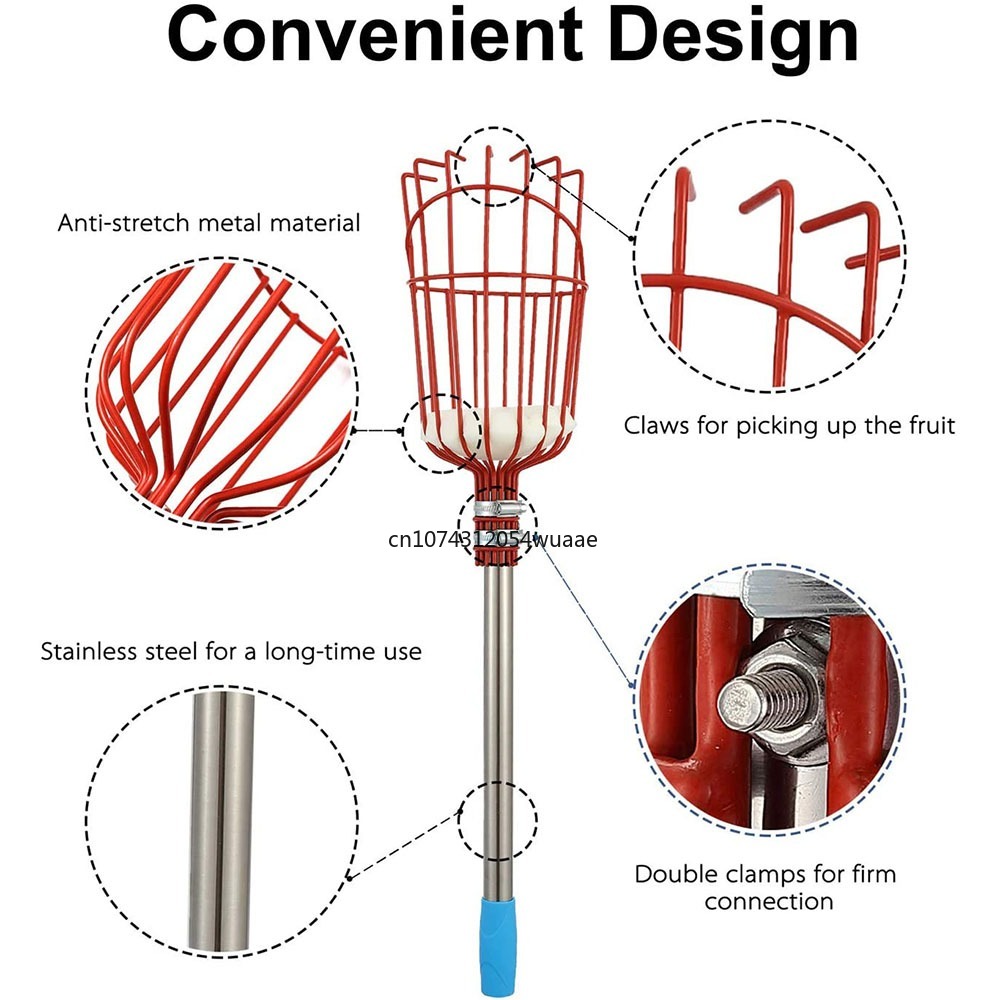 1 Set Fruit Picker, Adjustable - Gardening Tools Equipment 评论和价格