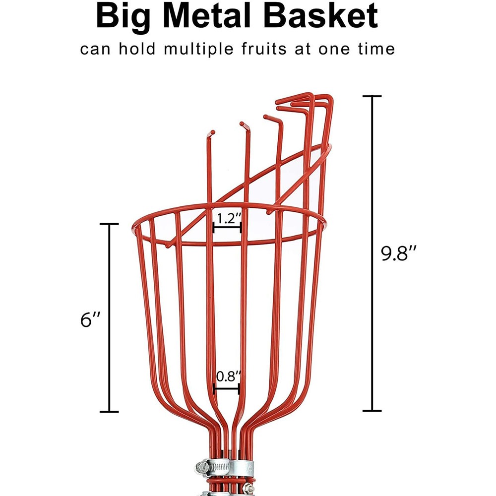 260cm Fruit Picker, Adjustable - Gardening Tools Basket 评论和价格
